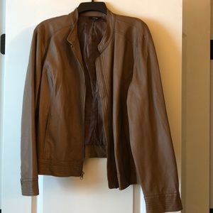 Faux leather jacket